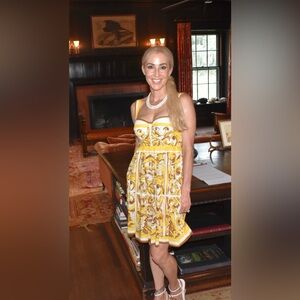 DOLCE&GABBANA
Majolica cotton poplin minidress